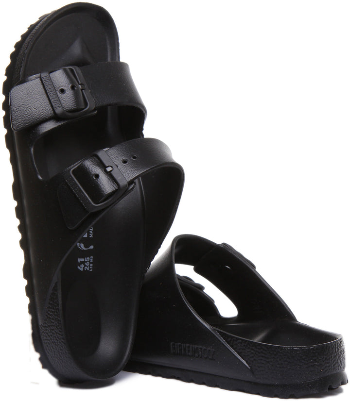 Birkenstock Arizona EVA Sandale à double lanière pour femmes en noir