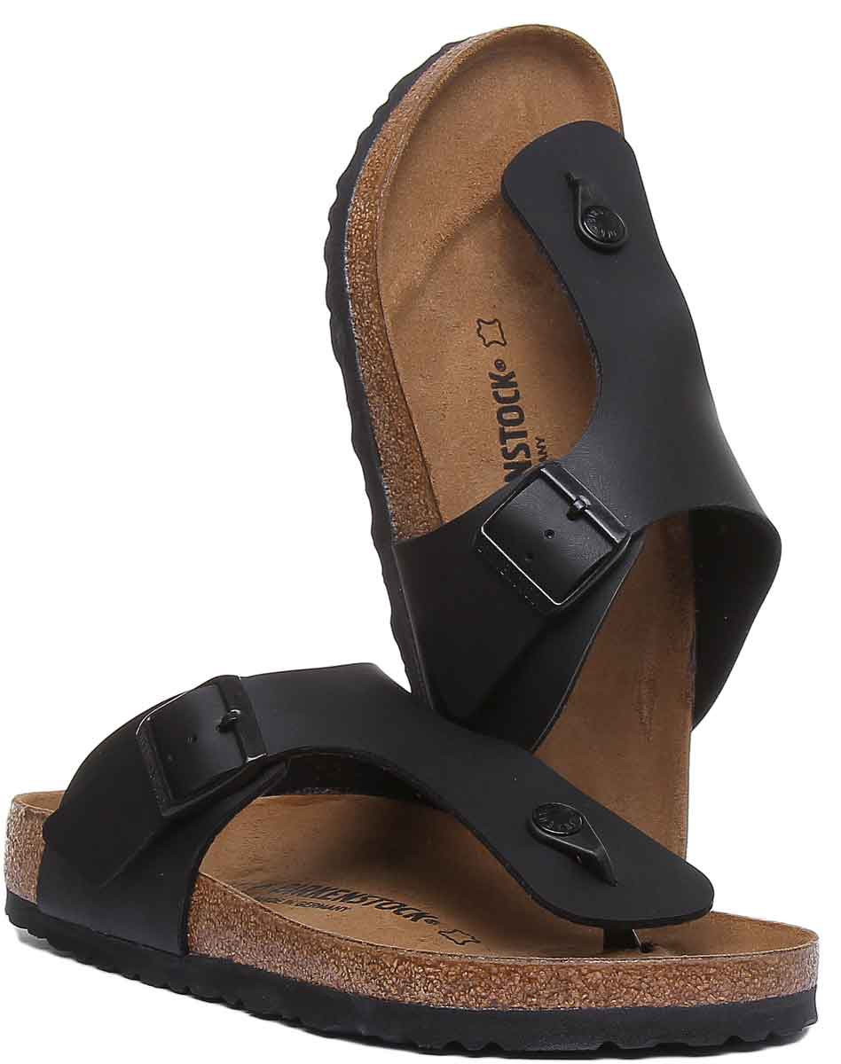 Birkenstock Ramses BF sandales à semelle en liège noir pour hommes