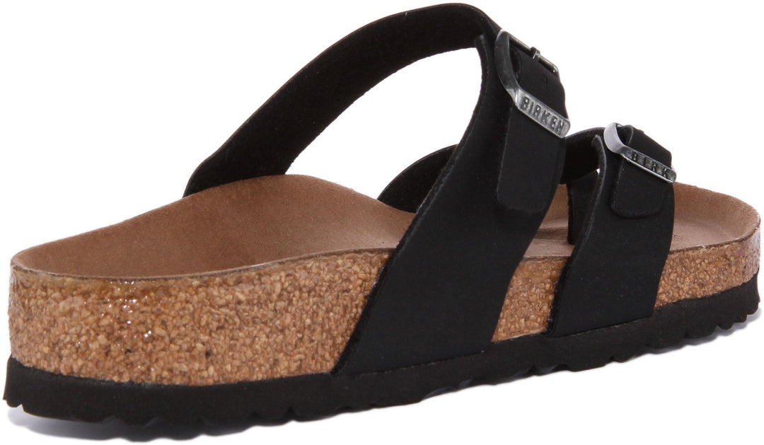 Birkenstock Mayari Sandales pour Femmes En Birko Flor En Noir