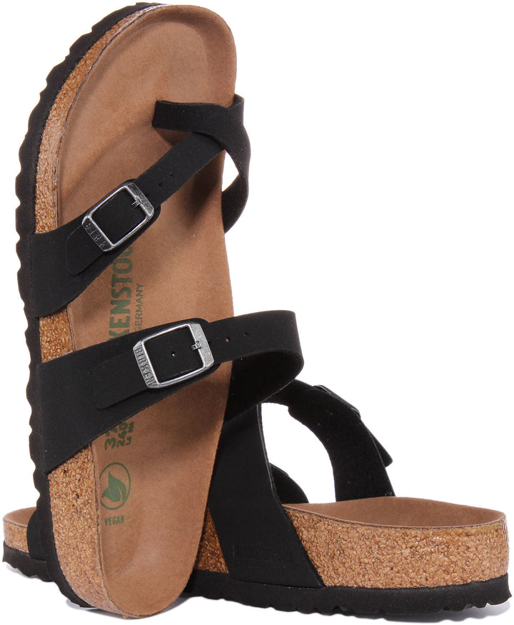 Birkenstock Mayari Sandales pour Femmes En Birko Flor En Noir