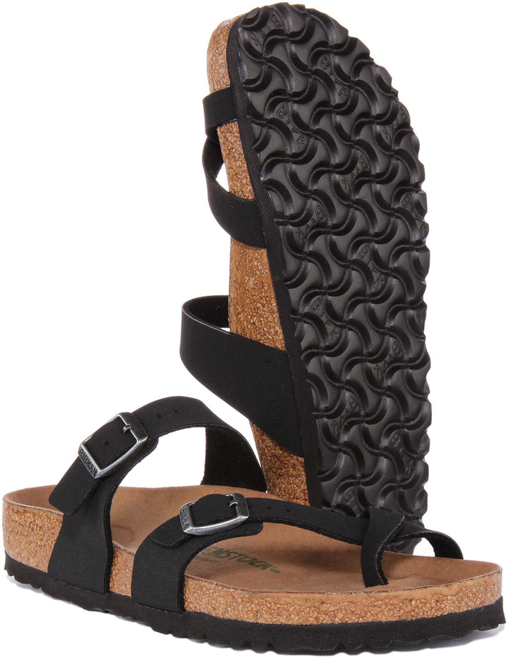 Birkenstock Mayari Sandales pour Femmes En Birko Flor En Noir