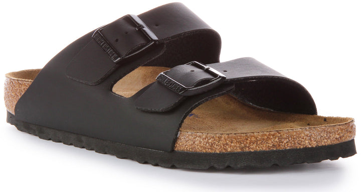 Birkenstock Arizona Sandale Birko Flor à double lanière poure en noir
