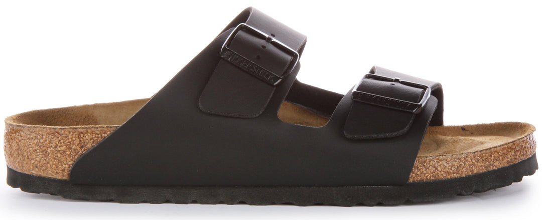 Birkenstock Arizona Sandale Birko Flor à double lanière poure en noir