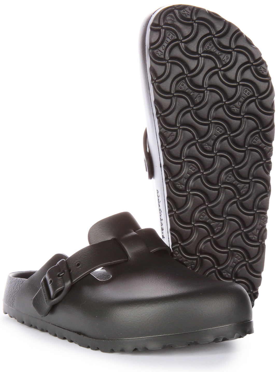 Birkenstock Boston Essentials EVA Sandales légères pour femmes en noir