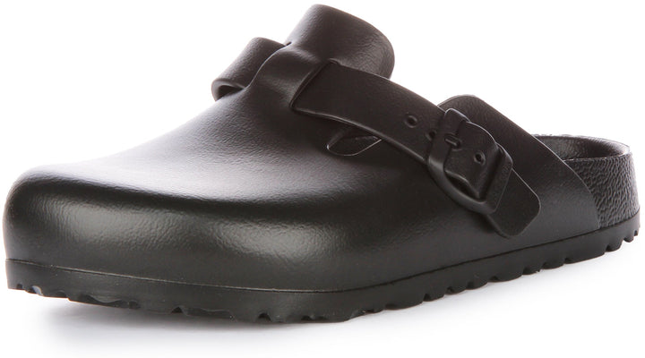 Birkenstock Boston Essentials EVA Sandales légères pour femmes en noir