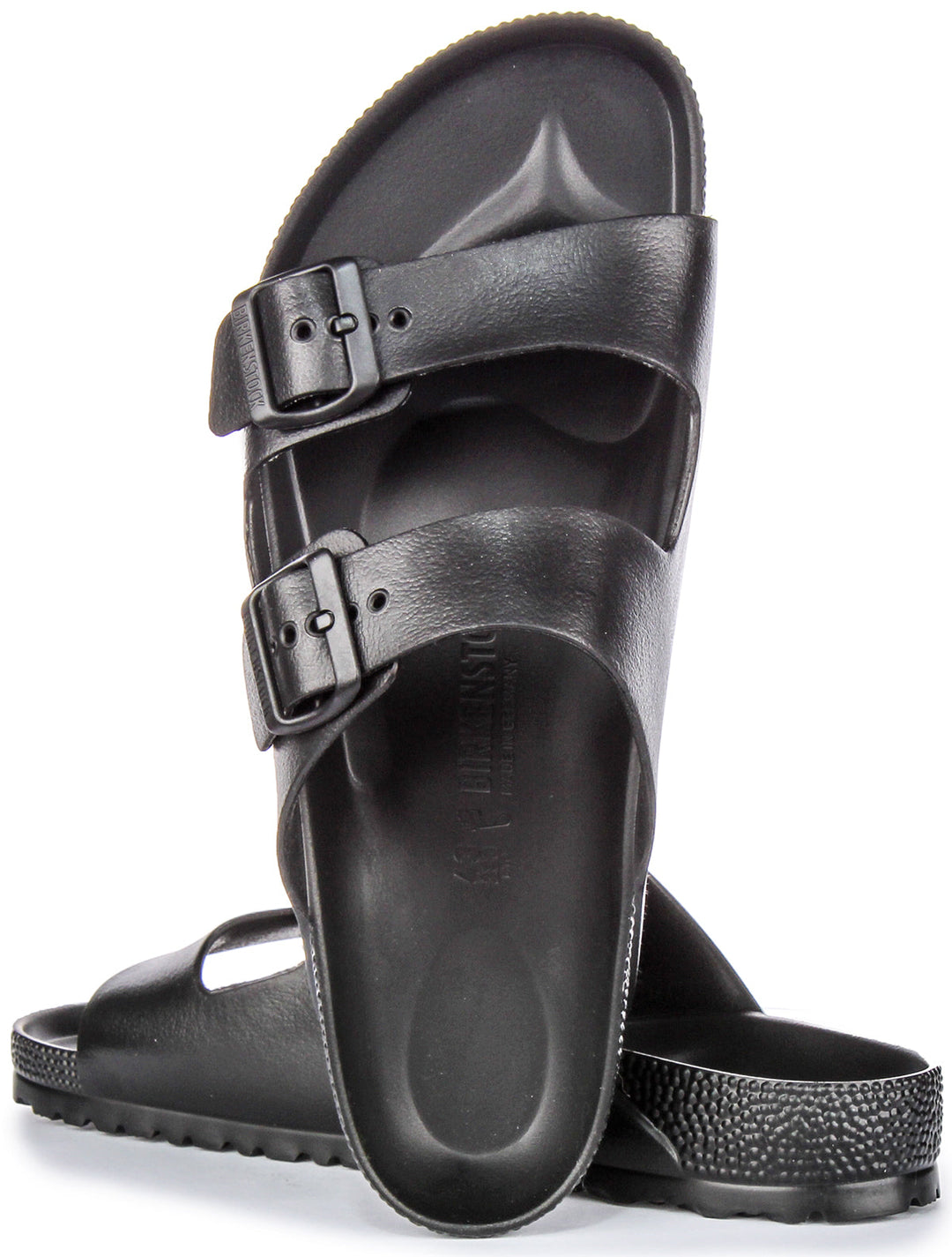 Birkenstock Arizona Eva en Noir pour Hommes | Coupe Standard