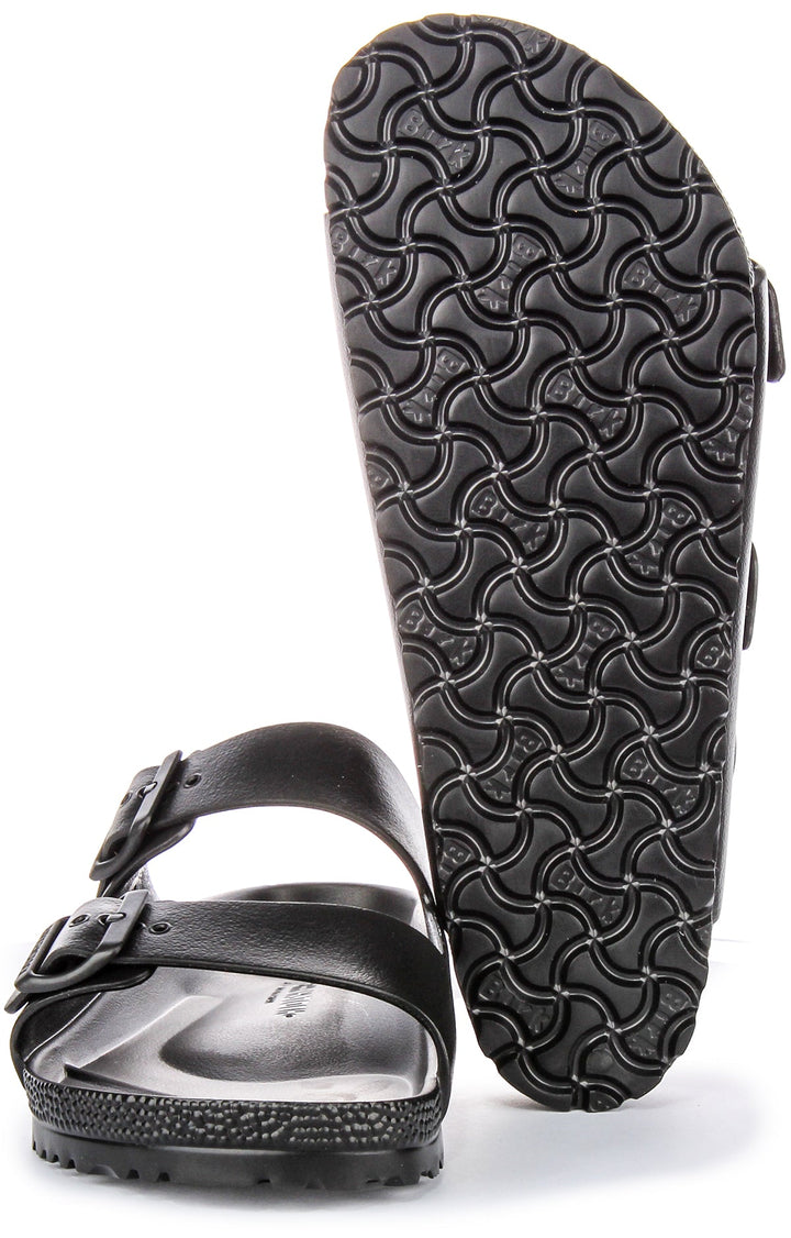 Birkenstock Arizona Eva en Noir pour Hommes | Coupe Standard