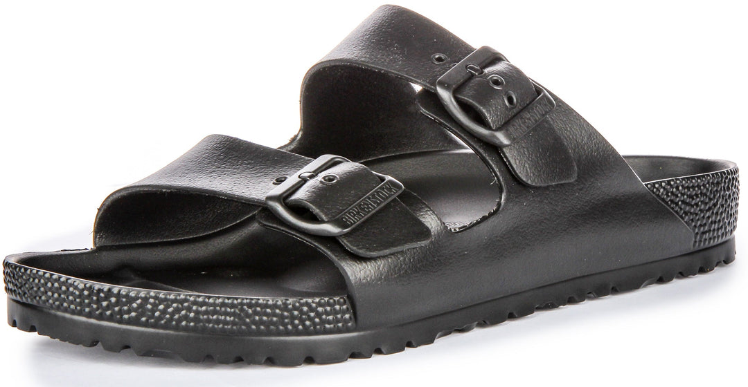 Birkenstock Arizona Eva en Noir pour Hommes | Coupe Standard