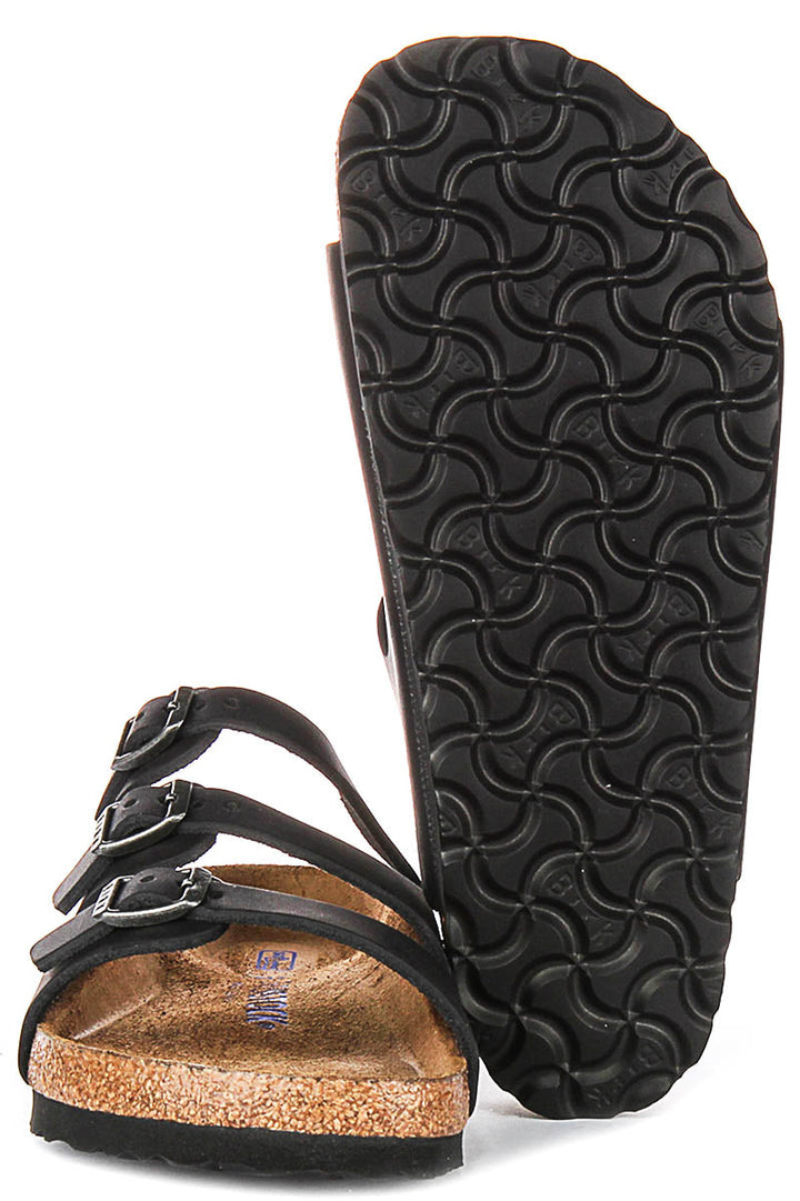 Birkenstock Florida Semelle Confort Noire | Coupe Régulière