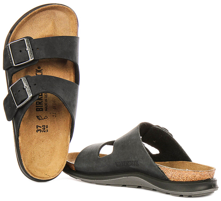 Birkenstock Arizona Crosstown In Black | Regular Fit