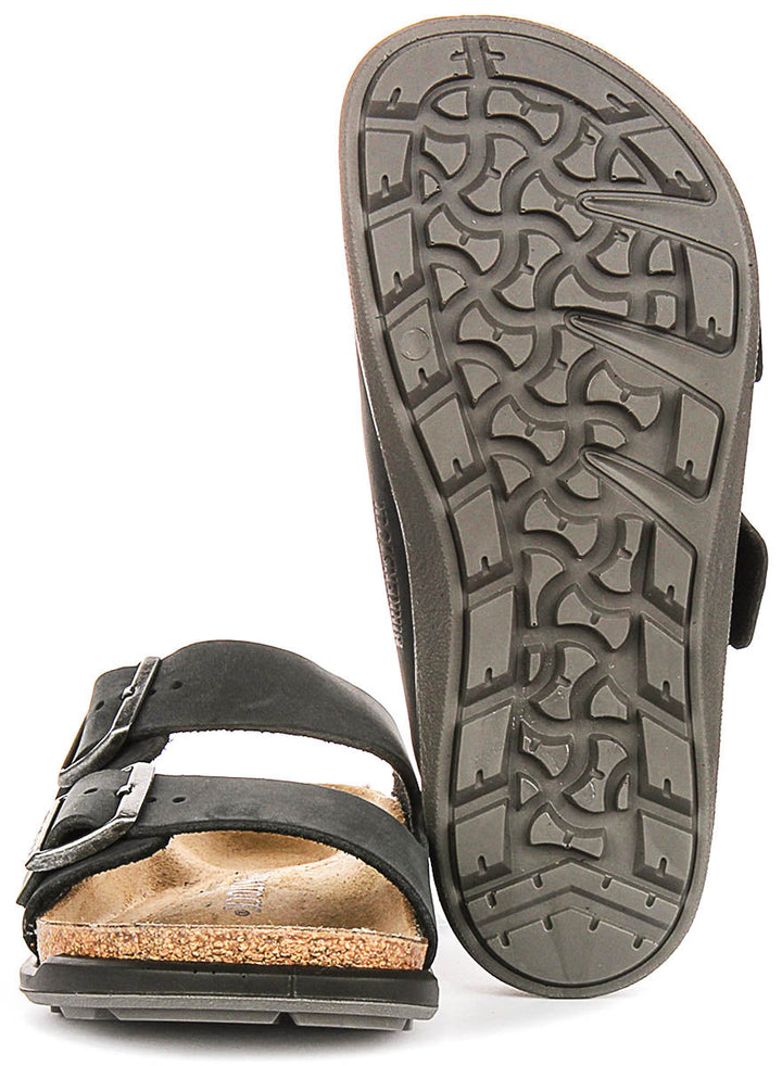 Birkenstock Arizona Crosstown In Black | Regular Fit