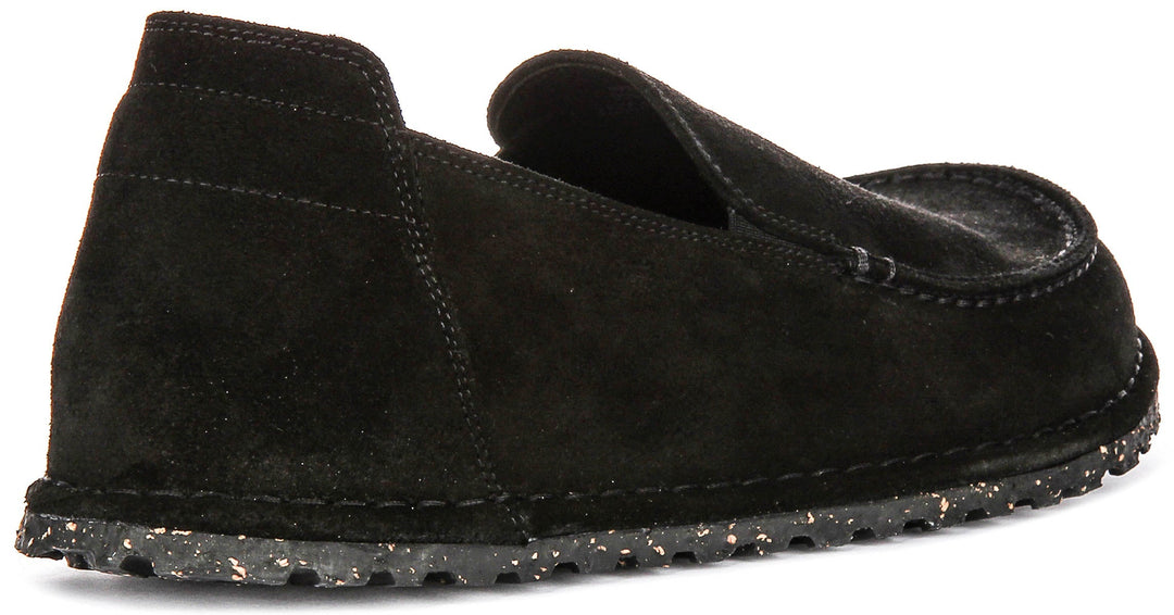 Birkenstock Utti Suede In Black | Regular Fit