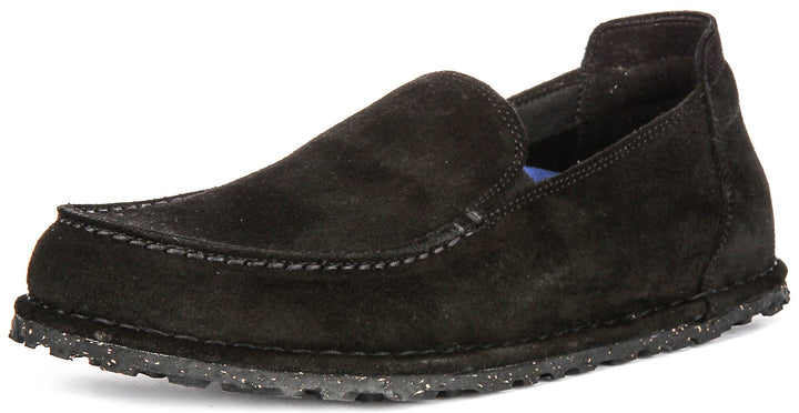 Birkenstock Utti Suede In Black | Regular Fit