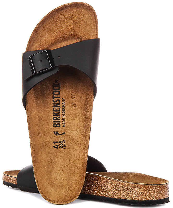 Birkenstock Madrid Bs In Black For Women | Narrow Fit