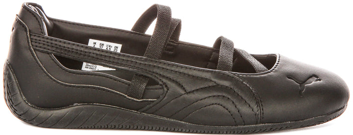 Puma SC Ballet Leather In All Black For Women