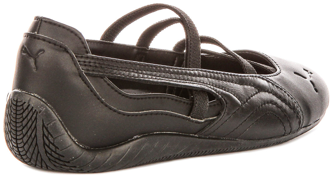 Puma SC Ballet Leather In All Black For Women