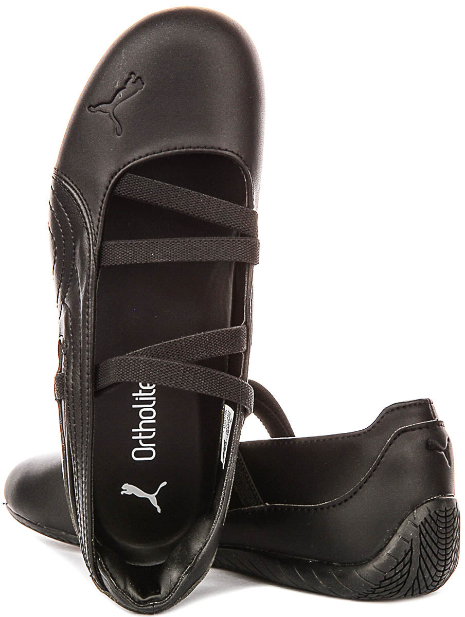 Puma SC Ballet Leather In All Black For Women