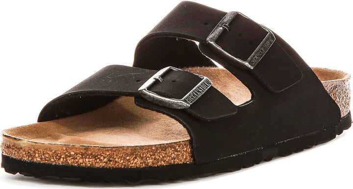 Birkenstock Arizona Bs In Black Vegan | Narrow Fit