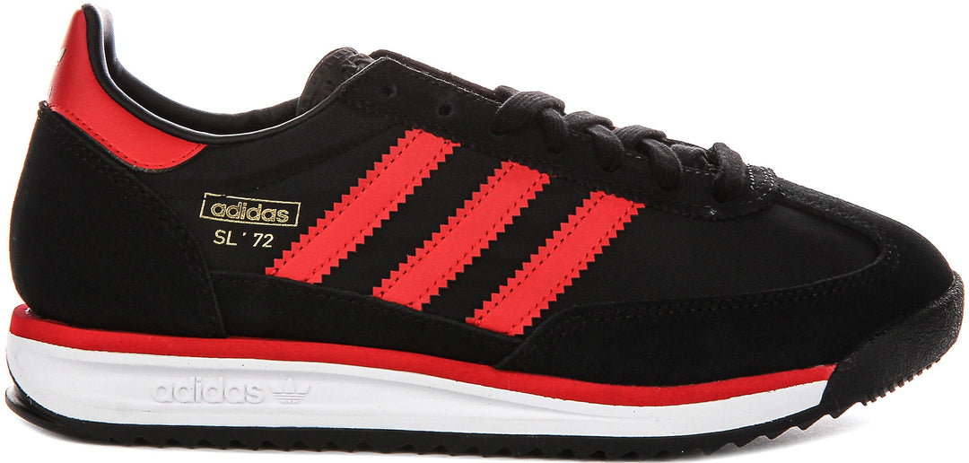 Adidas Sl 72 Rs J In Black Red For Junior