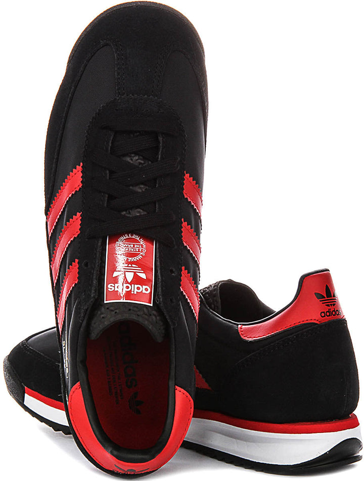 Adidas Sl 72 Rs J In Black Red For Junior