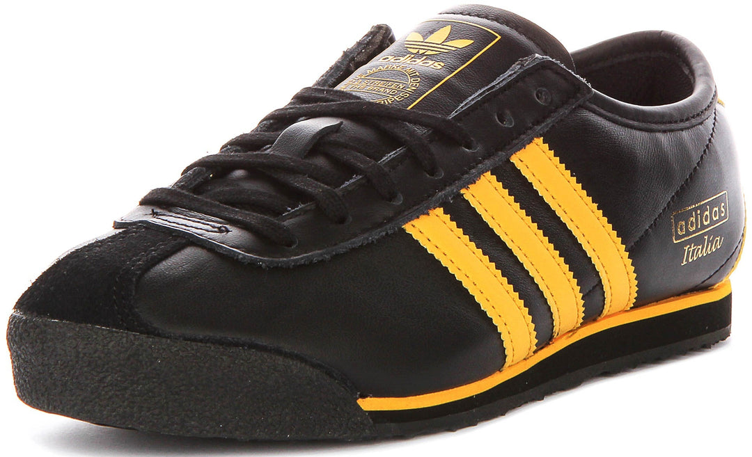 Adidas Italia 70S W In Black Yellow For Women