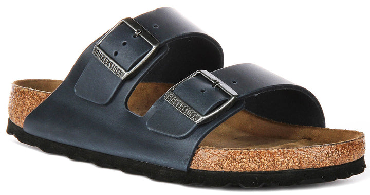 Birkenstock Arizona Semelle Douce en Bleu | Coupe Standard