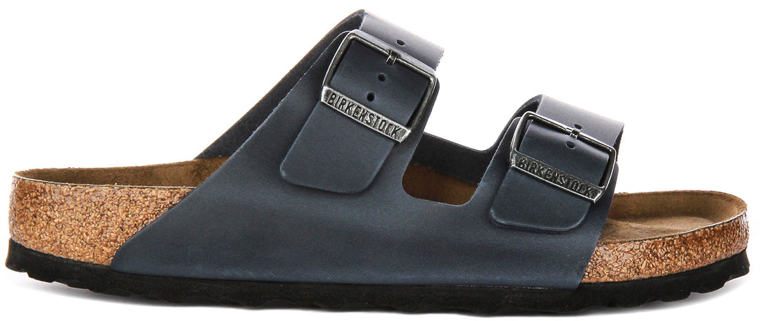 Birkenstock Arizona Semelle Douce en Bleu | Coupe Standard
