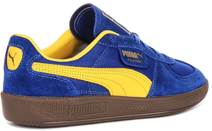Puma Palermo Vintage en Bleu Jaune