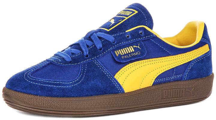 Puma Palermo Vintage en Bleu Jaune
