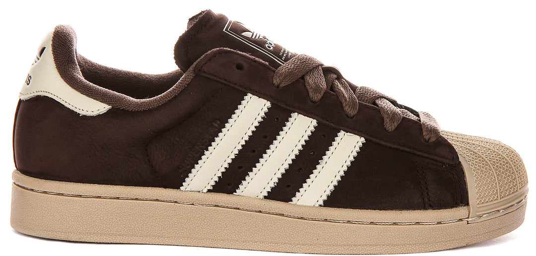 Adidas Superstar II In Brown Beige