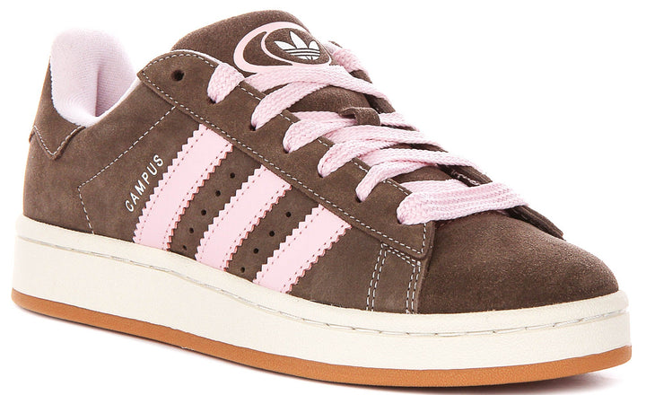 Adidas Campus 00S J In Brown Pink For Junior
