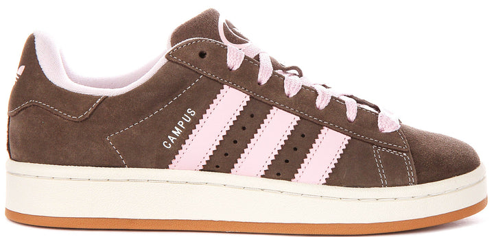 Adidas Campus 00S J In Brown Pink For Junior
