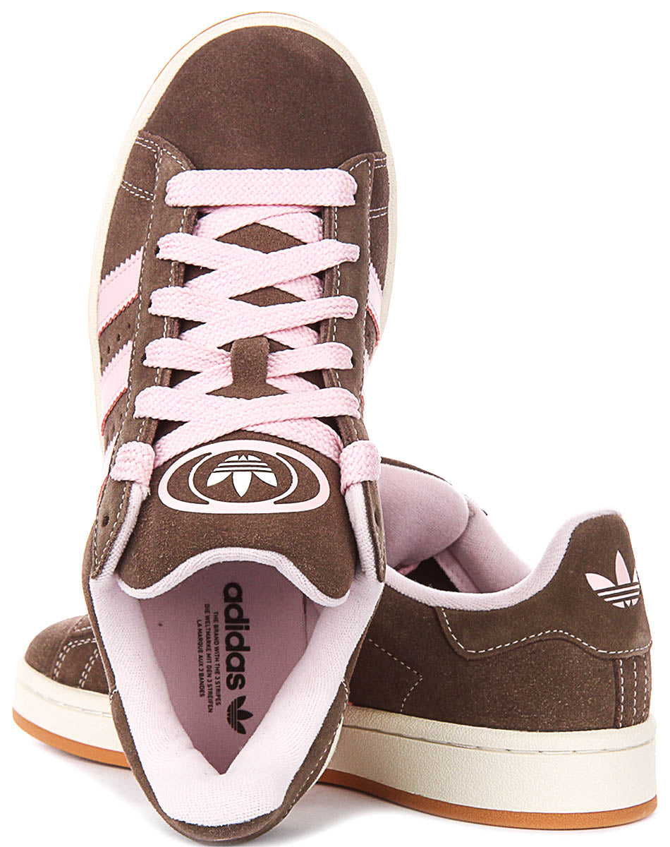 Adidas Campus 00S J In Brown Pink For Junior