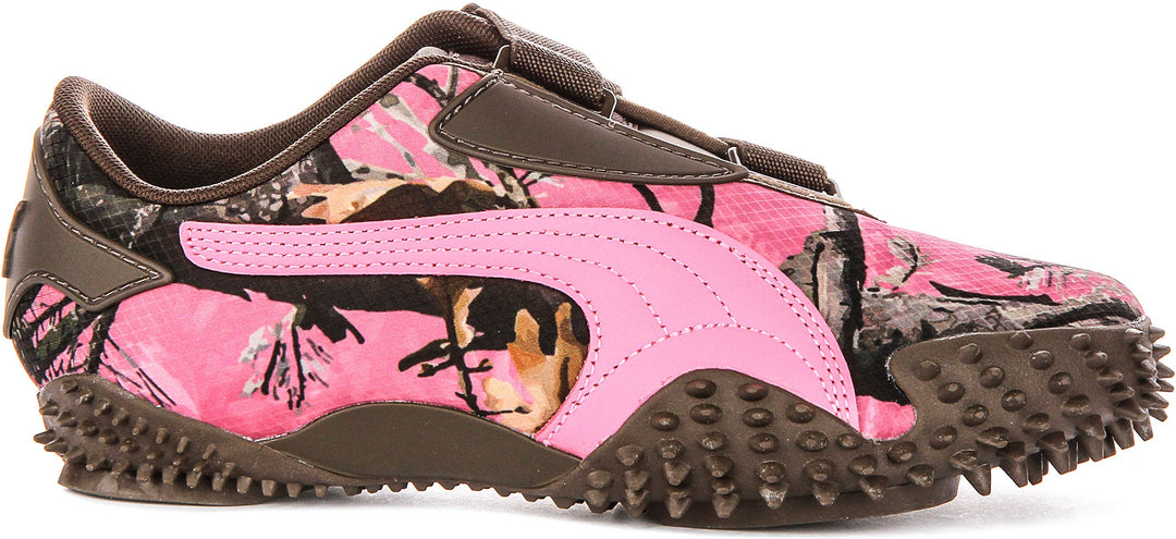 Puma Mostro Camo Ii In Brown Pink For Women