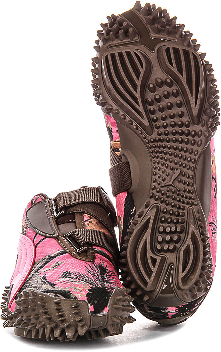 Puma Mostro Camo Ii In Brown Pink For Women