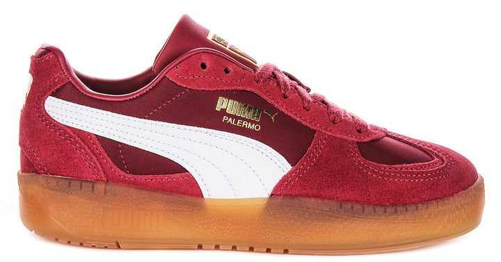 Puma Palermo Moda Tongue In Burgundy pour Femme