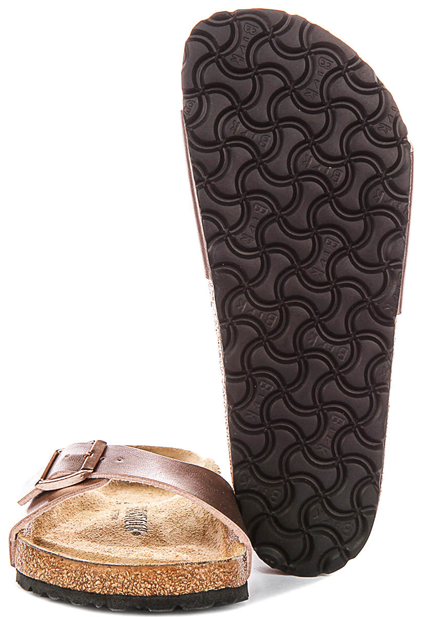 Birkenstock Madrid Bs In Copper For Women | Regular Fit