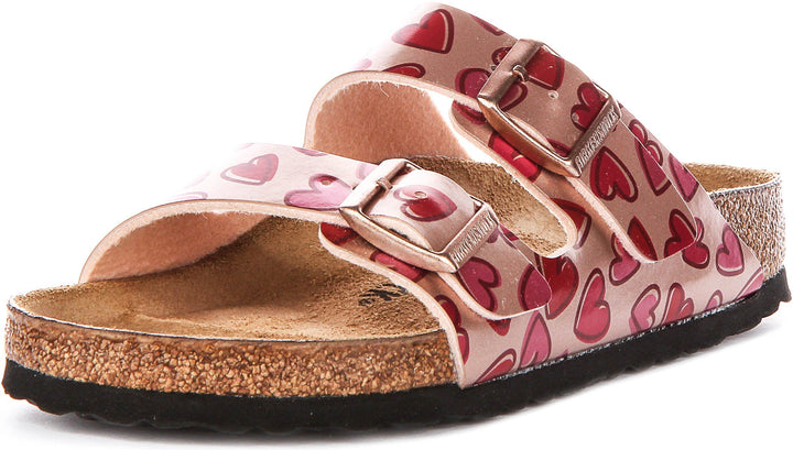 Birkenstock Arizona Kids Bs In Hearts For Juniors | Regular Fit