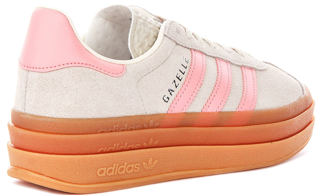 Adidas Gazelle Bold J In Cream For Junior