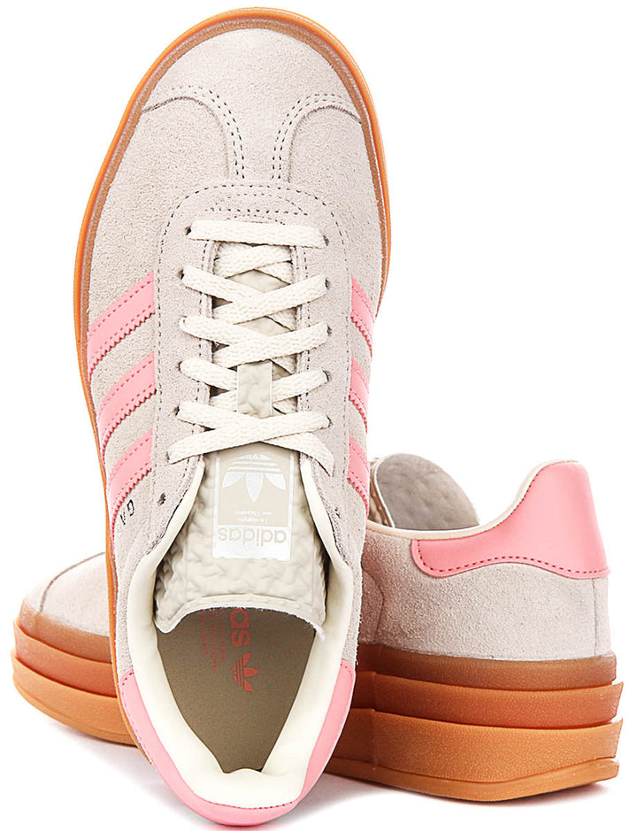 Adidas Gazelle Bold J In Cream For Junior