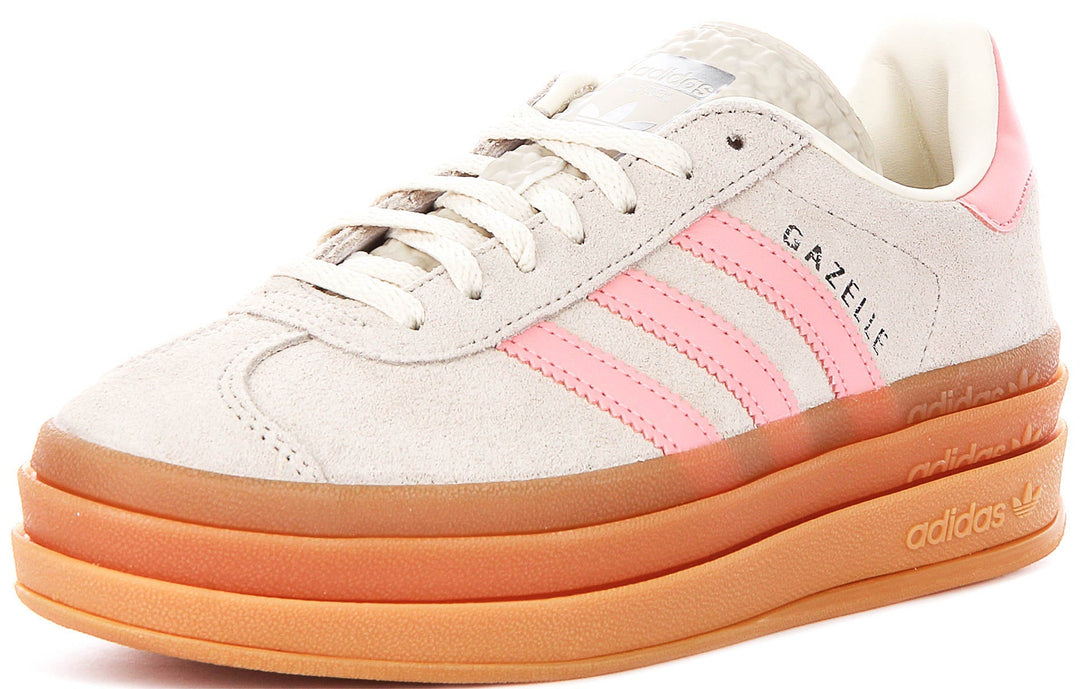 Adidas Gazelle Bold J In Cream For Junior