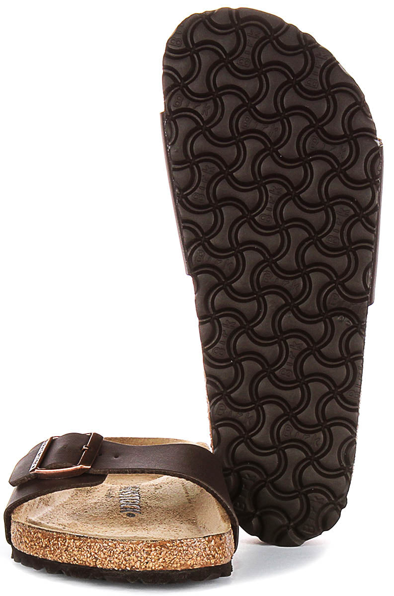 Birkenstock Madrid en Marron Foncé | Coupe Régulière