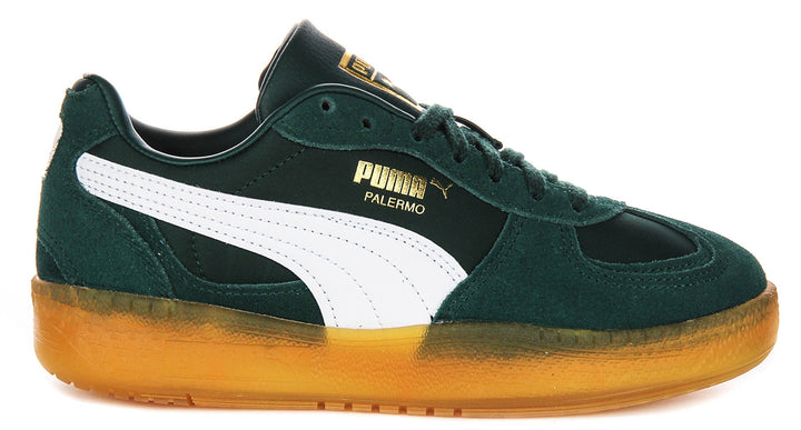 Puma Palermo Moda Tongue In Vert pour Femmes