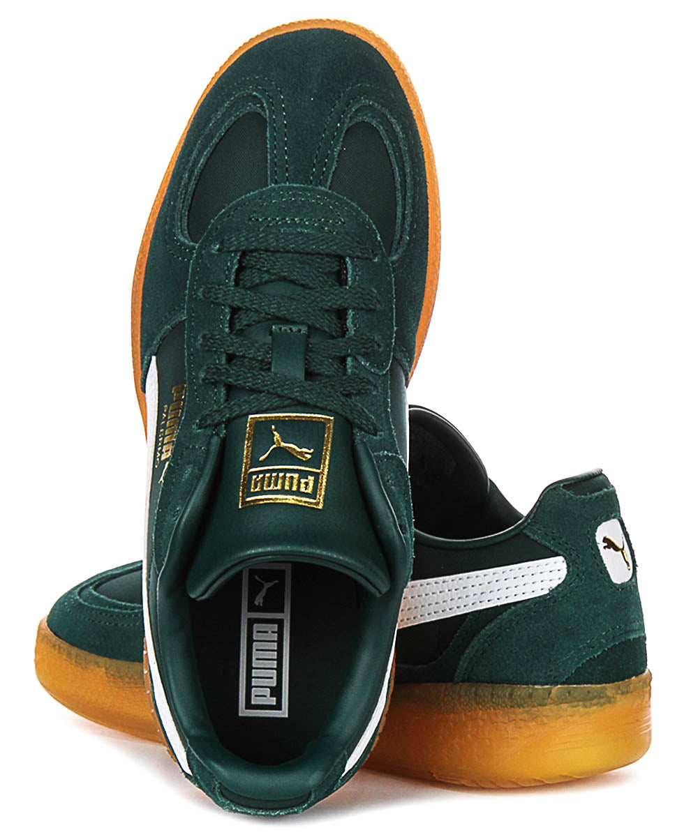 Puma Palermo Moda Tongue In Vert pour Femmes