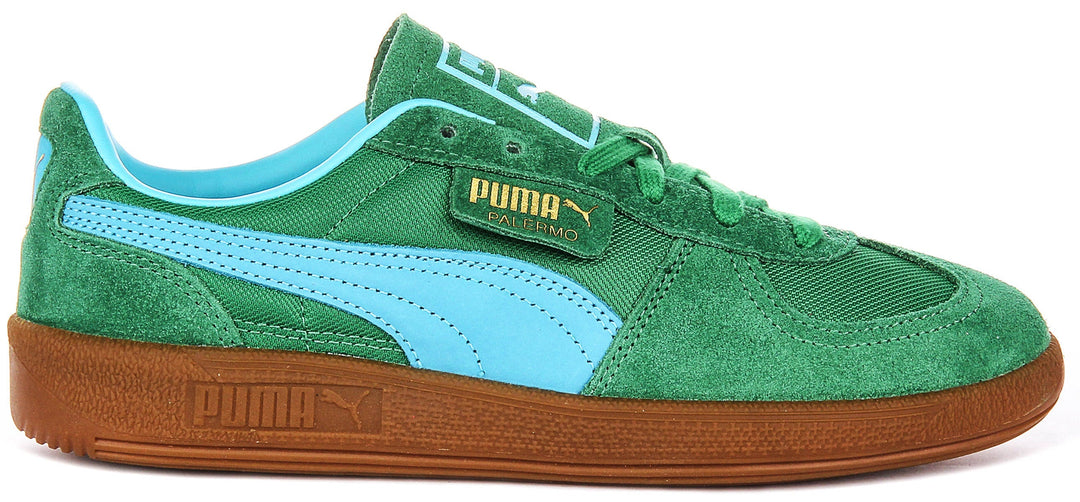 Puma Palermo Vintage en Vert Bleu