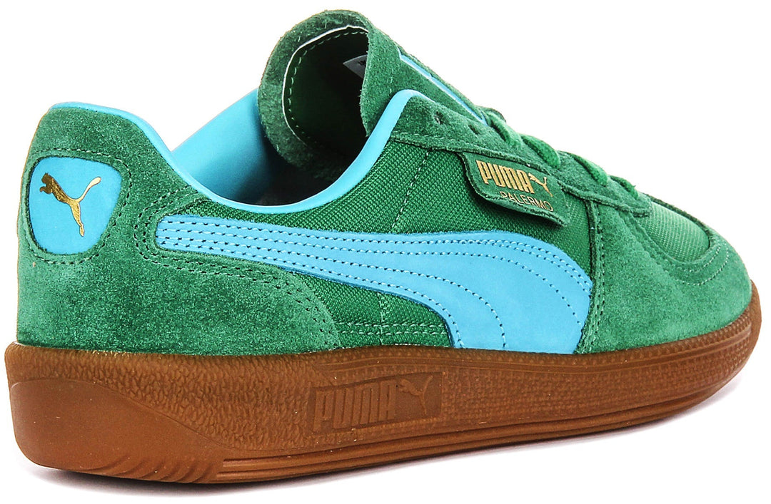 Puma Palermo Vintage en Vert Bleu