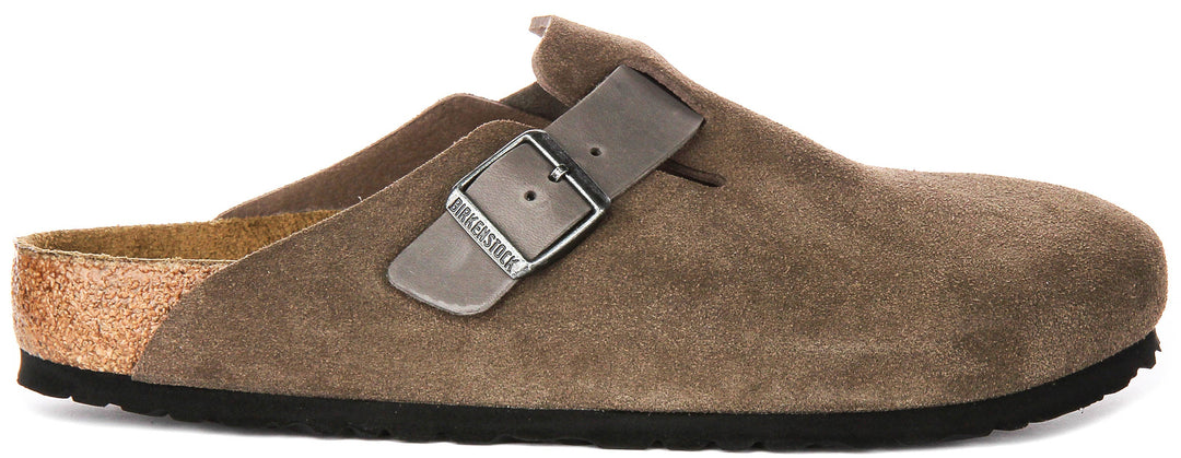 Birkenstock Boston Bs en Marron | Coupe Régulière