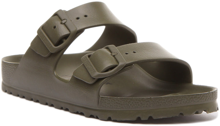 Birkenstock Arizona EVA Sandale à double lanière pour femme en kaki