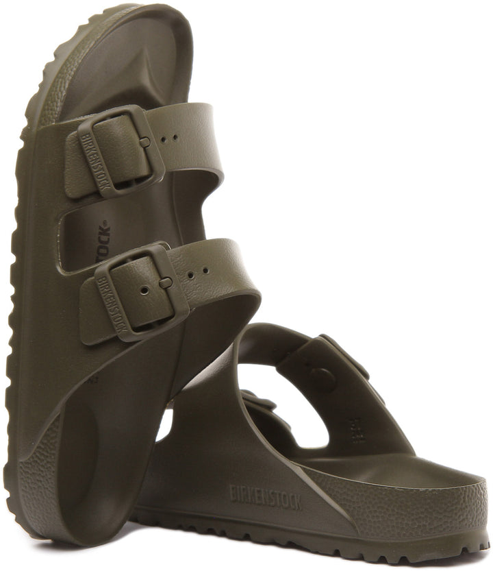 Birkenstock Arizona EVA Sandale à double lanière pour femme en kaki