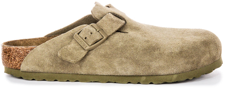 Birkenstock Boston Bs en Kaki | Coupe Régulière